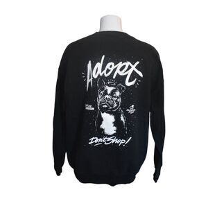 Glamour Kills Adopt Don't Shop PETA Crewneck Sweatshirt Large